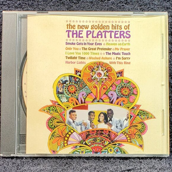 VINTAGE THE PLATTERS...NEW GOLDEN HITS...COMPACT DISC...COMPILATION - Picture 1 of 2